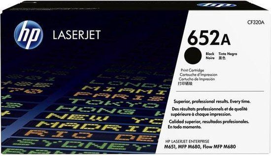 HP 652A Black Original LaserJet Toner Cartridge