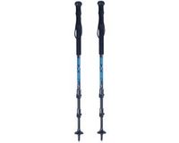 EXEL Trekkingstok HIKE Aluminium Verstelbaar Twistlock Zwart Cyaan
