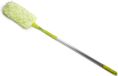 Merkloos Arte Regal Plumeau/duster - uitschuifbare telescoopsteel - microvezel/metaal - groen - 120-200 cm