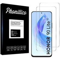 Phonillico® Gehard glas voor Honor 90 LITE [Pack 2] Glasfolie Screenprotector