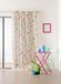 Linder 0171/11/49862/377 gordijn met 8 ogen, wetstaal rond polyester/katoen 150 x 260 cm, multicolore/ecru, 150 x 260