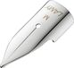 LAMY Z 53 penpunt 888 - vervangingspen van gepolijst roestvrij staal in de kleur zilver - penpunt grootte M, 1 stuk