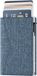 Prowallet Slim - Denim - Pasjeshouder voor 8 pasjes en briefgeld - Uitschuifbaar - RFID Creditcardhouder - Kaarthouder Portemonnee, Premium Pashouder voor Mannen & Vrouwen - Aluminium, Kunstleer - Incl. Luxe Cadeaubox