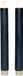 Anna's Collection LED dinerkaarsen - 2x stuks - metallic blauw - 23 cm - met afstandsbediening