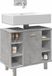 Prolenta Maison Exclusive - Meuble de salle de bain gris béton 60x32x53,5 cm Matériau dérivé du bois