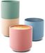 Omgoods - Set van 4 Pastel Keramische Espresso Kopjes 80ml