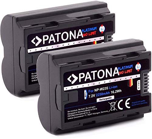 Patona Platinum (2X) Vervanging voor accu Fujifilm NP-W235