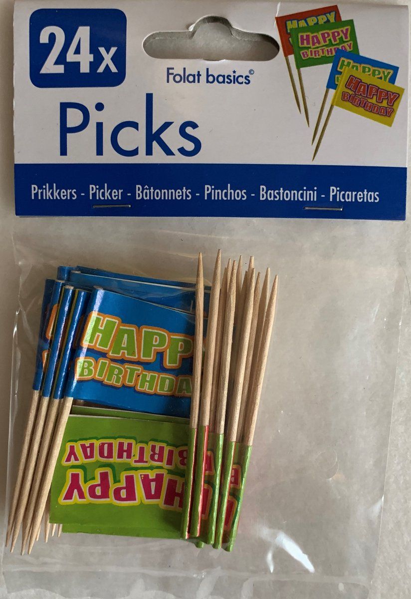 Folat Prikkers Happy Birthday 24st.