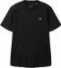 Tom Tailor Denim Basic T-shirt met logo-print - Maat XXL - Black