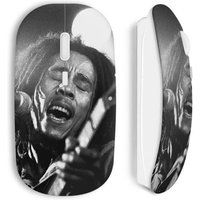 Bob Marley Draadloze Muis zwart-wit Maniacase