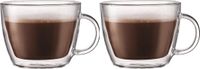 Bodum Bistro Dubbelwandige Glazen Breed Met Oor 450 ml - 2 Stuks