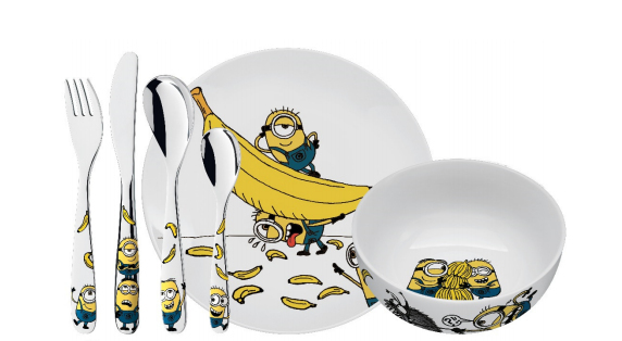 WMF   1286079964 Kids Bestekset Minions 1286079964 6-delig