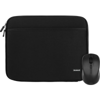 BlueBuilt Laptophoes 30 cm 12-13 inch Zwart + Nexum Draadloze muis
