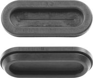 PB Fastener 1097-01 Passe-fil Trou-de-verrouillage Serrage-Ø (max.) 21 mm Épaisseur de plaque (max.) 2.5 mm PVC Noir 1 pièce(s)