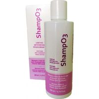 INNOVARES ShampO3 shampoo hydratante anti-pelliculaire avec huile ozonée, cuir chevelu, cheveux secs, pellicules fines, apaisant, avec huile de tournesol ozonée, flacon de 200 ml