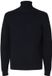 SELECTED HOMME Heren trui SLHDANE LS KNIT STRUCTURE ROLL NECK regular fit Blauw XL