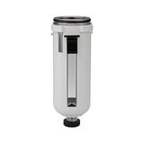 Riegler Polycarbonaat houder incl. beschermmand, voor »FUTURA«, BG 2, G 3/8 en G 1/2, condensafvoer: HA