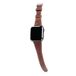 MegaGear Apple Watch echt lederen armband, reservearmband voor dames en heren, 42 mm, 49 mm, 38 mm, 41 mm, Apple Watch Series Ultra, Ultra2, 10, 9, 8, 7, 6, 5, 4, 3, SE, Bruin