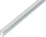 JeweRET Aluminium U-profiel 15x10x15 mm - 1 meter - Antraciet/Chroom