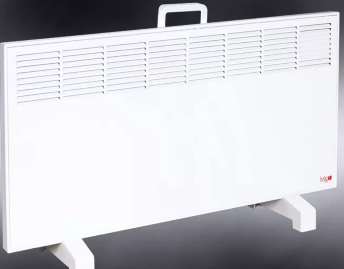 Ivigo convector met voet- en wandsteun 2000W