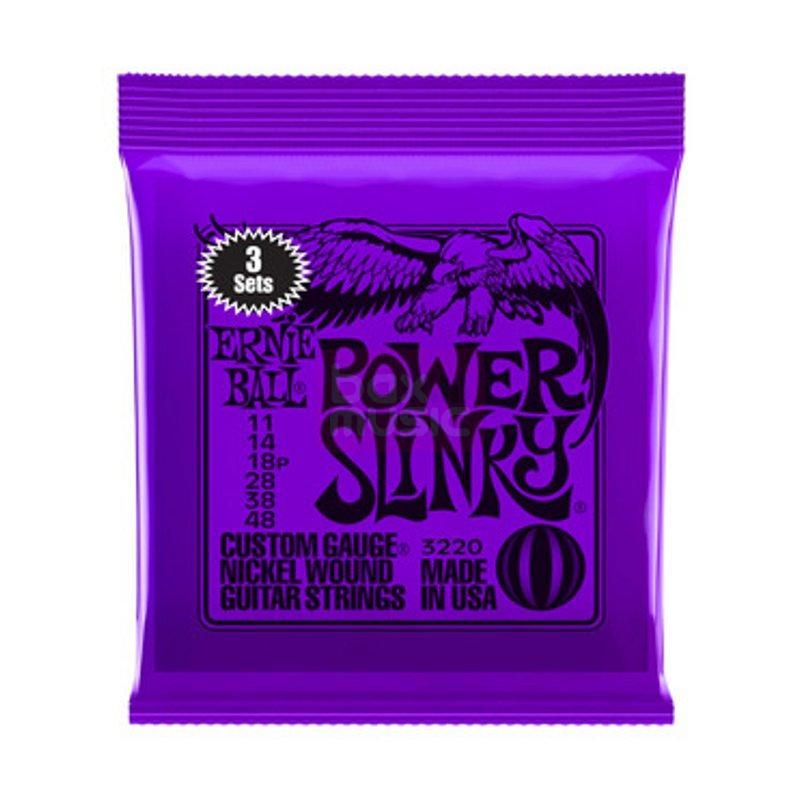 Ernie Ball 3220 Power Slinky Nickel Wound 3 Pack