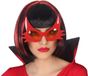 Merkloos Halloween/horror duivel bril rood voor volwassenen