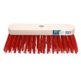 Eurotool Bezem FSC 29cm, kunstvezel rood MM