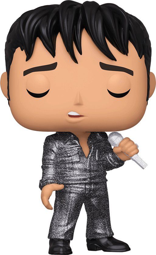 Funko! Rocks Elvis Presley - '68 Comeback Special Vinyl Figuur 9 cm