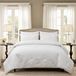 Couette 155x220 cm - Microfibre - Motif Feuille - Inclus 2 Taies d'oreiller 80x80 cm