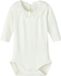 Romper Manches Longues Femme White Alyssum Uni 95% Coton, 5% Élasthanne
