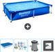 Bestway Rechteckiger Stahl Pro Pool - 221 x 150 x 43 cm - Blau
