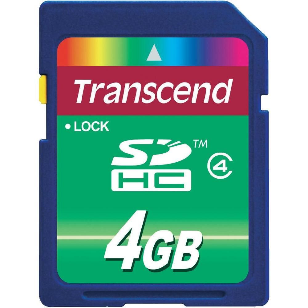 Transcend 4GB SDHC Class 4 Geheugenkaart