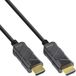 InLine® HDMI AOC-kabel, Ultra High Speed HDMI-kabel, 8K4K, zwart, 80m