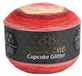 Wollbiene Cupcake Glitter - Verloopgaren - 150 gram - 540 meter - Breigaren - Haakgaren - Glitter - 1910