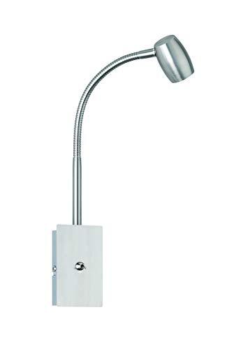 TRIO LEUCHTEN Wandspot 803080107 Michael, metaal nikkel mat, excl. 1 x GU10, flexibele arm