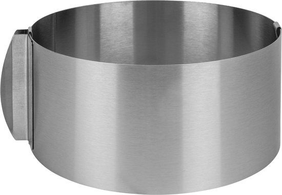 Krumble Bakring - Taartring - Springvorm - RVS - Diameter 16-30 cm - Zilver