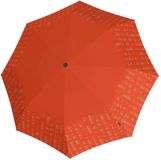 Knirps C.205 Medium Duomatic Solid Pumpkin Reflective Oranje