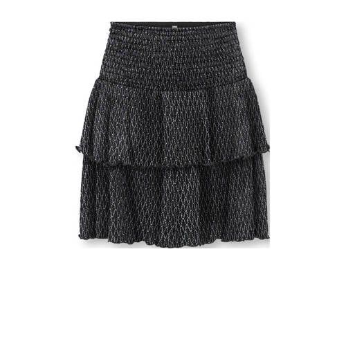 ONLY KIDS ONLY GIRL strokenrok met glitter zwart
