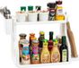 Merkloos Unyqoos Keuken Organizer, Onder Sink Organizer, 2 Tier Kitchen Sink Organizer, Onder Kast Organizer, Badkamer Organizer met Haken, Kleine Zijdoos, Lade