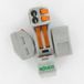 Wago Lasklem, 2-voudig 0,2-4,0mm² - Grijs - 5 stuks