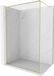 Mexen Kioto-XF paroi de douche Walk-in avec cadre 70 x 202 cm, transparent 10 mm, or brossé