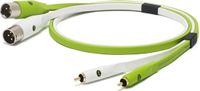 NEO by Oyaide d+ RXM class B 2x XLR male Stereo RCA 2m - Kabel voor DJs