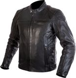 MUGENRACE Sakliot Veste en cuir noir - Taille XL