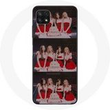 Maniacase Hoesje voor Samsung Galaxy A22 5G BLACKPINK Christmas Gift Song Last Christmas
