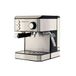 Melchioni Family | Cafetière pour dosettes, capsules, grains Robusta Plus, acier inoxydable 20, capacité 1,6 litre, couleur argent