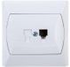 Ospel GPT-1A/00 stopcontact, wit, IP20, 82 mm, 37,5 g