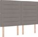 vidaXL Boxspring bed met hoofdeinde Taupe 160 x 200 cm Stof