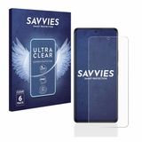 Savvies Screenprotector voor Xiaomi Redmi Note 10S - 6 Stuks