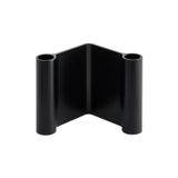 Muuto - Bougeoir Pair - Noir - aluminium anodisé - Designer Lars Tornoe