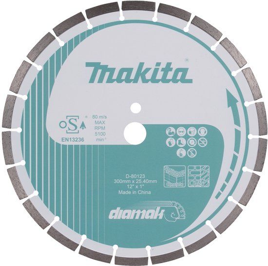 Makita Accessoires Makita D-80123 Diamantschijf segment 300mm